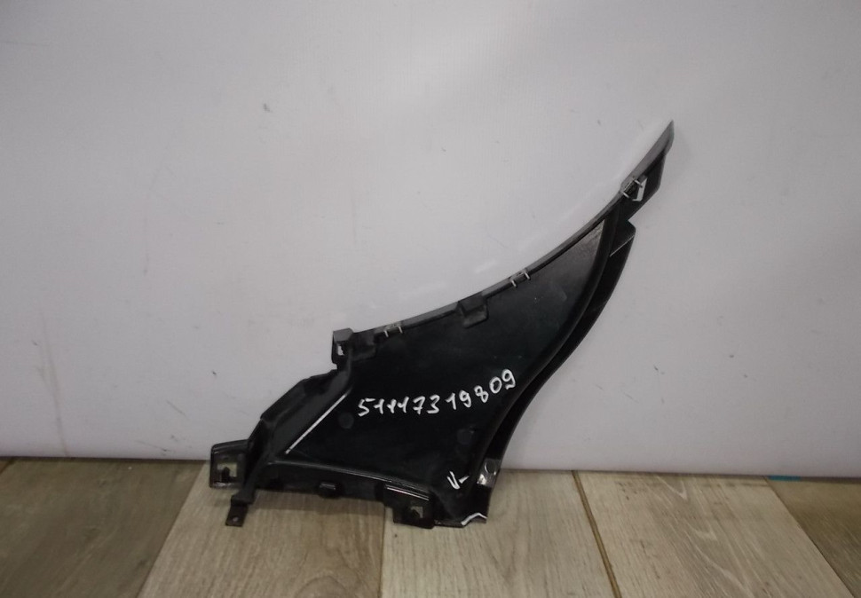 Воздуховод переднего бампера левый бу BMW X6 F16 OEM 51117319809