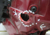 Фонарь левый внешний Hyundai Solaris 2 (17>) oem 92401h5000 (мал.скол) (слом.мал.часть в корпусе)