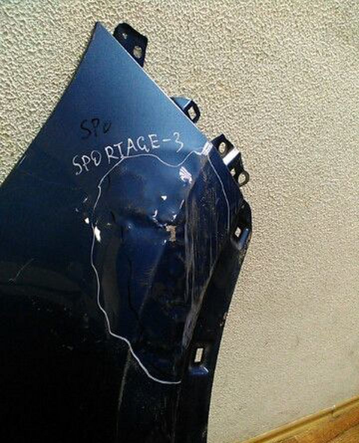 Крыло переднее правое KIA Sportage 3 (рихтован)