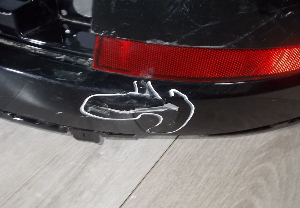 Бампер задний бу Skoda Kodiaq OEM 565807421