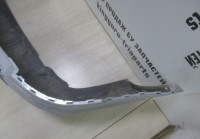 Бампер задний Volkswagen Polo 5 oem 6RU807421D (после ремонта)