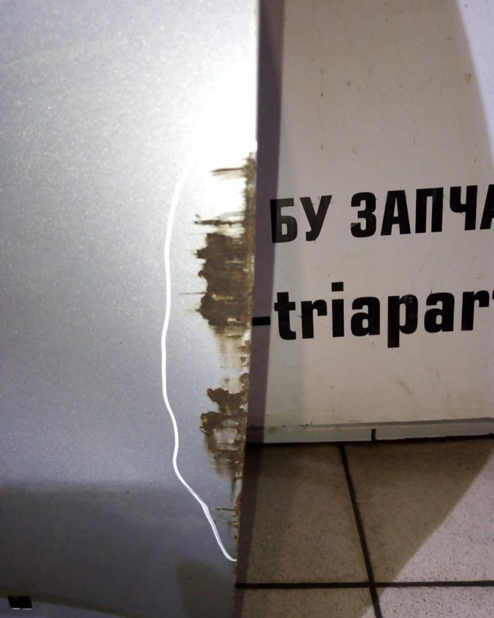 Дверь передняя правая Hyundai Santa Fe 3 12-18 oem 760042W000 (скл-3)