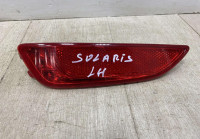 Катафот левый Hyundai Solaris 1 х/б  дорестайлинг 2010-2014 oem 924051R200