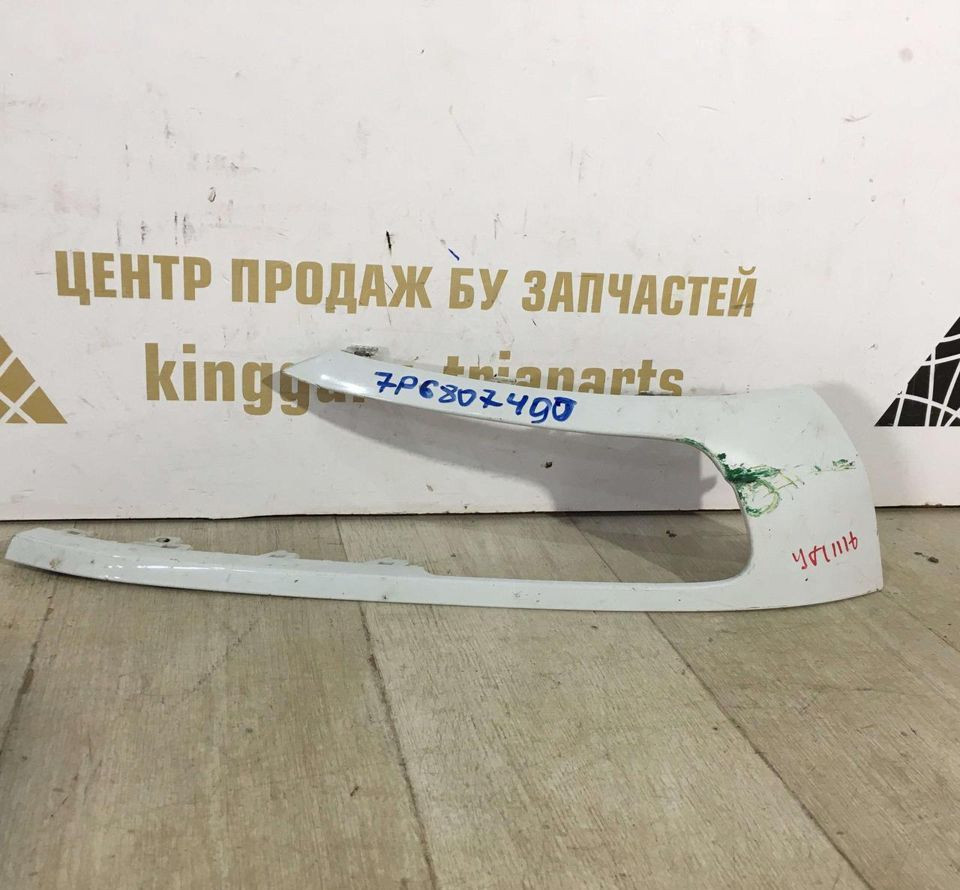 Решетка ПТФ правая Volkswagen Touareg 2 NF 14-18 рест oem 7P6807490