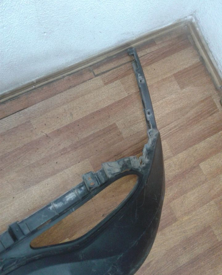 Юбка заднего бампера Hyundai Santa Fe 3 oem 866122w000 (трещ.)