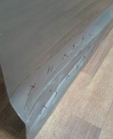 Дверь передняя правая Kia Sportage 3 (вмятина)