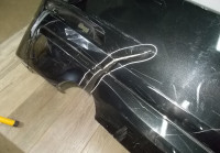 Бампер задний бу BMW З F30 рестайлинг OEM 51127384449