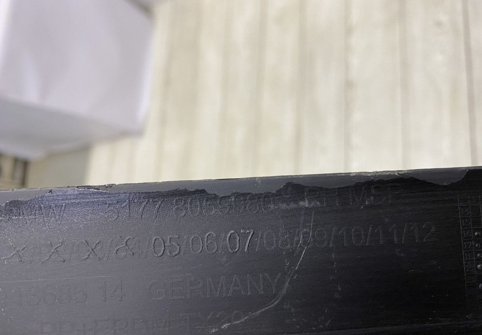 Порог правый BMW 7 G11 M-Pack OEM 51778059980