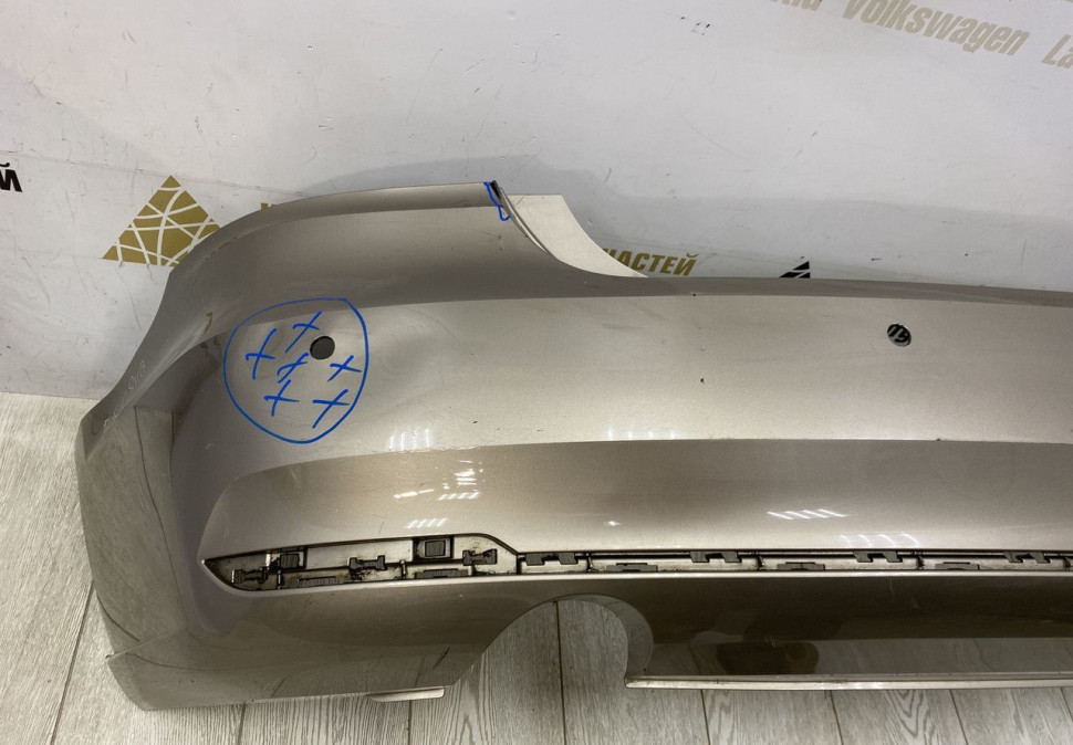 Бампер задний Volkswagen Polo 5 рестайлинг 2015 OEM 6RU807421D Бампер задний Volkswagen Polo 5 рестайлинг 2015 OEM 6RU807421D