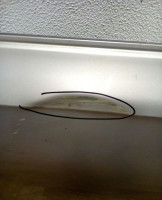 Дверь задняя правая Volkswagen Polo сед oem 6ru833056 (2 мал. вмятина)