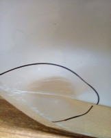 Дверь задняя правая Volkswagen Polo сед oem 6ru833056 (2 мал. вмятина)