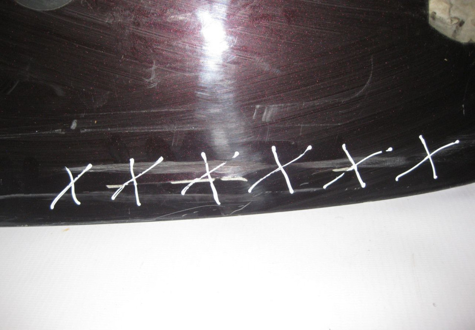 Крышка багажника Jaguar XF 2 (15>) oem C2Z22527 (вмятины) (скл-3)