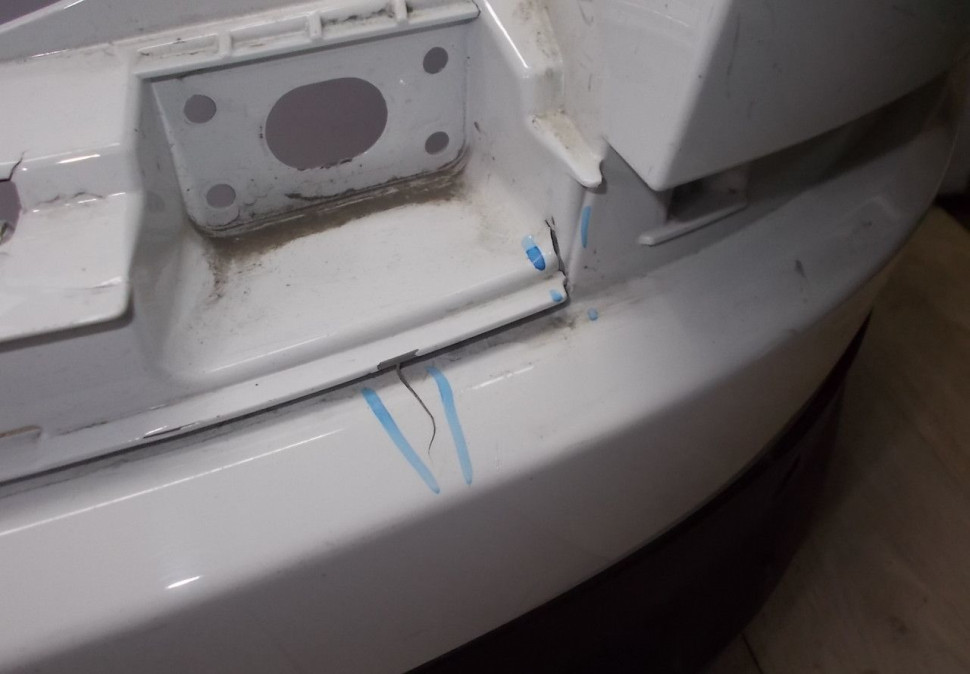 Бампер задний бу Skoda Kodiaq OEM 565807421