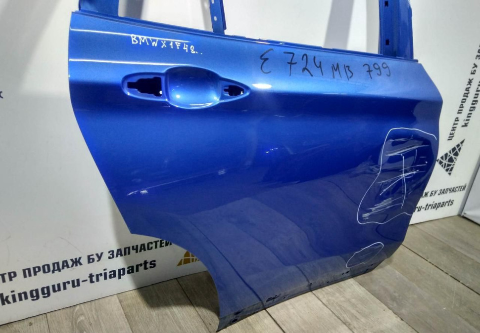Дверь задняя правая бу BMW X1 F48 OEM 41007414374