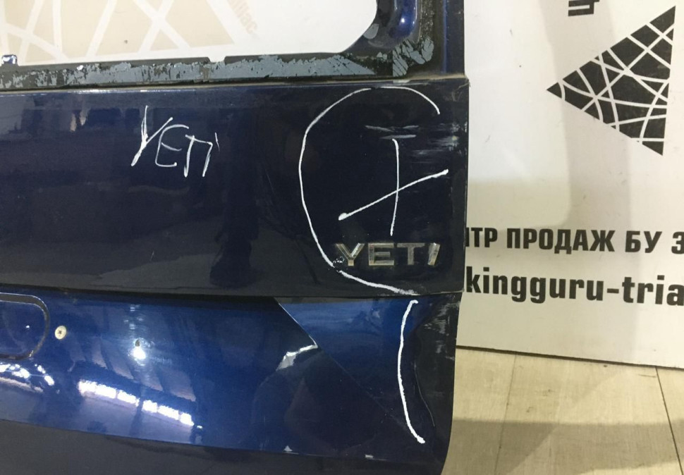 Крышка багажника Skoda Yeti рестайлинг OEM 5L6827025F