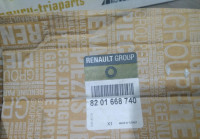 Хромированные крышки зеркал Renault Koleos 2 OEM 8201668740