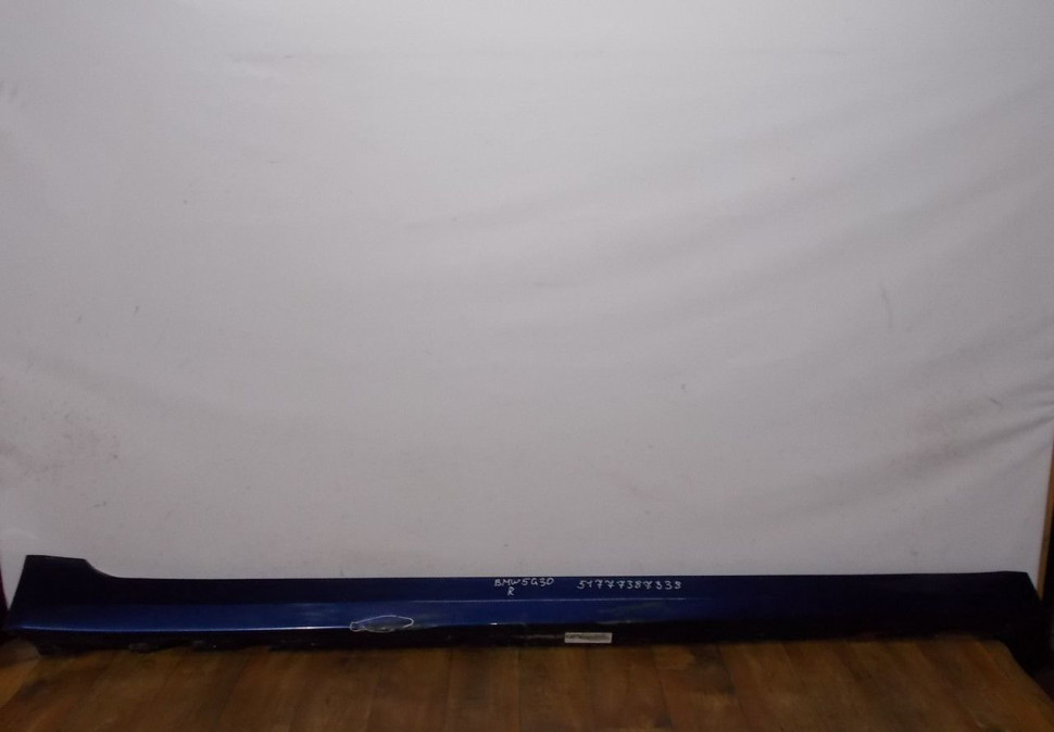Порог правый бу BMW 5 G30 OEM 51777387338