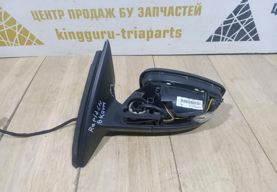 Корпус зеркала левый 6 пин Skoda Rapid рестайлинг OEM 5JB857501J Корпус зеркала левый 6 пин Skoda Rapid рестайлинг OEM 5JB857501J