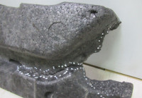 Абсорбер переднего бампера Hyundai Creta oem 86520M0000 (трещина,сломана часть) (скл-3)