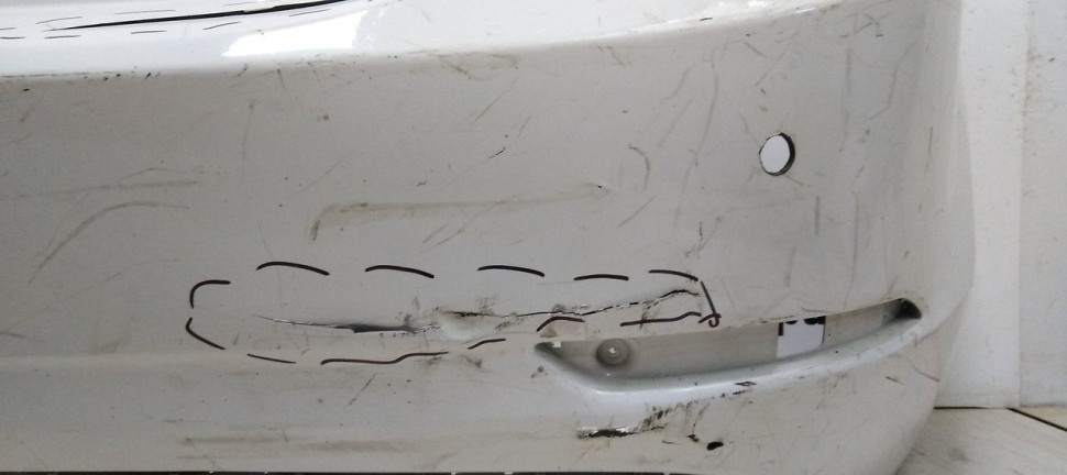 Бампер задний Hyundai Elantra 5 MD oem 866113x700 (слом.бок крепл) Бампер задний Hyundai Elantra 5 MD oem 866113x700 (слом.бок крепл)