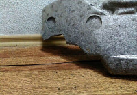 Абсорбер заднего бампера Kia Cerato (08>) трещины разрушена часть oem 866201m010