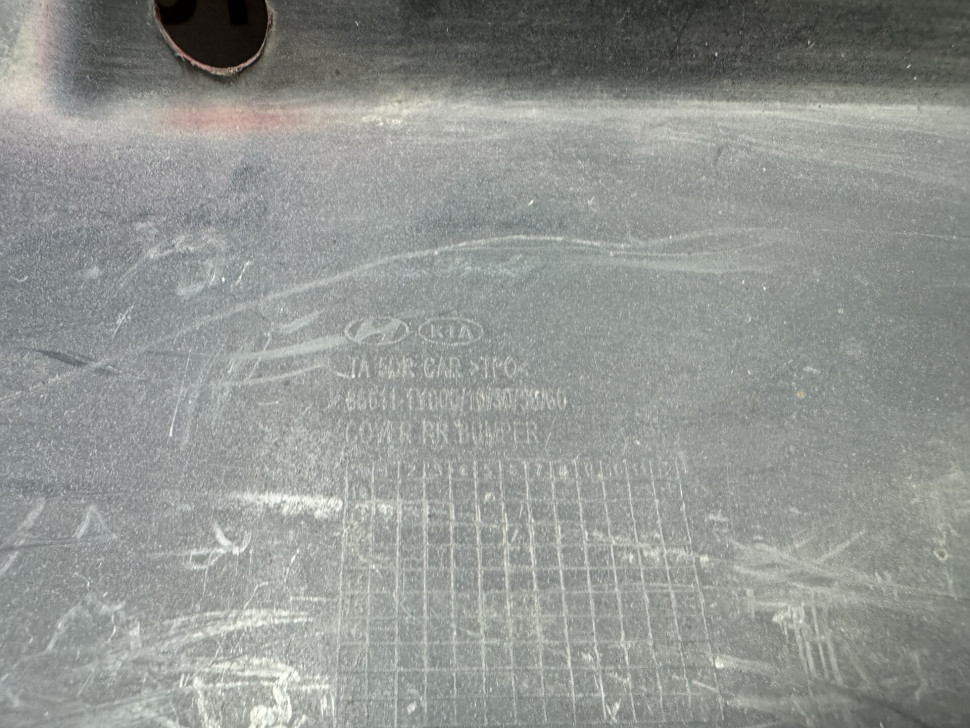 Бампер задний Kia Picanto 2 дорестайлинг 2011 oem 866111y000