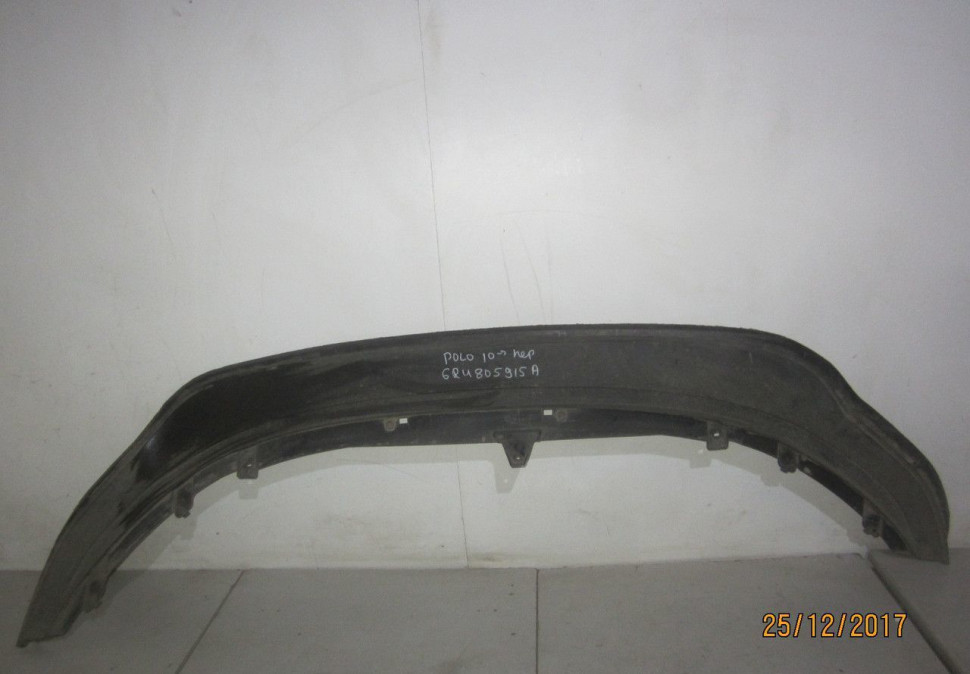 Спойлер переднего бампера Volkswagen Polo (09>) до рест oem 6ru4805915a (скл-3)