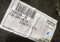 Обивка багажника правая бу BMW 3 F30 OEM 7246298