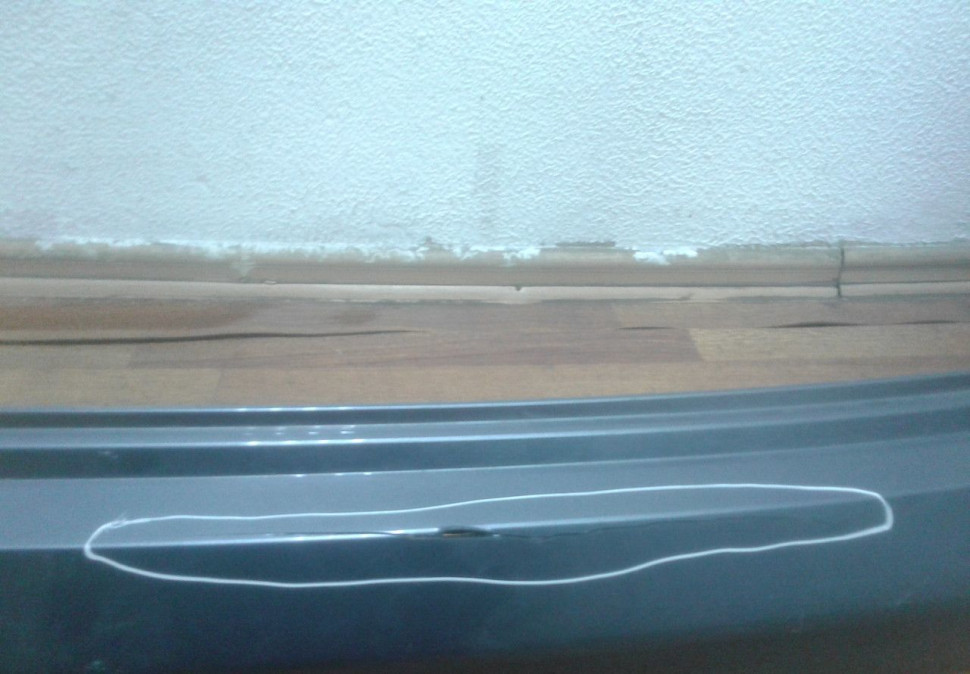 Бампер задний Hyundai Creta 16- oem 86611M0000 (трещина)