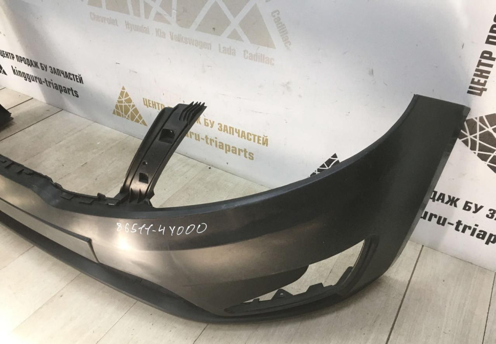 Бампер передний Kia Rio 3 дорест 2011 oem 865114Y000 Бампер передний Kia Rio 3 дорест 2011 oem 865114Y000