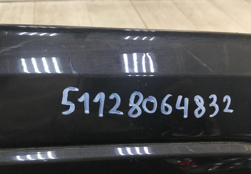 Спойлер заднего бампера BMW X3 G01 M-Pack OEM 51128064832 Спойлер заднего бампера BMW X3 G01 M-Pack OEM 51128064832