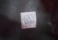 Обивка багажника правая бу Skoda Rapid OEM 5JA867428C