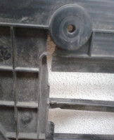 Диффузор вентилятора Volkswagen Tiguan (07-16) oem 1K0121207T (трещ.)