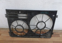 Диффузор вентилятора Volkswagen Tiguan (07-16) oem 1K0121207T (трещ.)