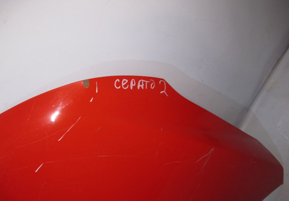 Капот Kia Cerato 2 (вмятина) (скл-3)
