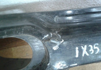 Усилитель заднего бампера Hyundai Ix35 oem 866312y000 (трещины)