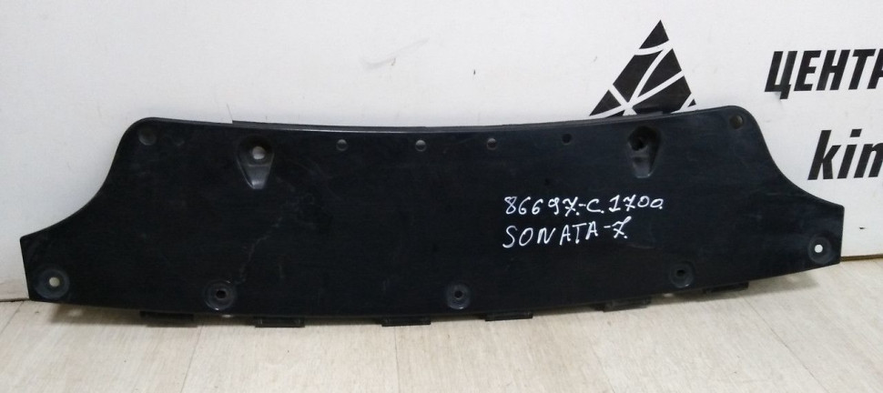 Пыльник заднего бампера Hyundai Sonata 7 oem  86697c1700