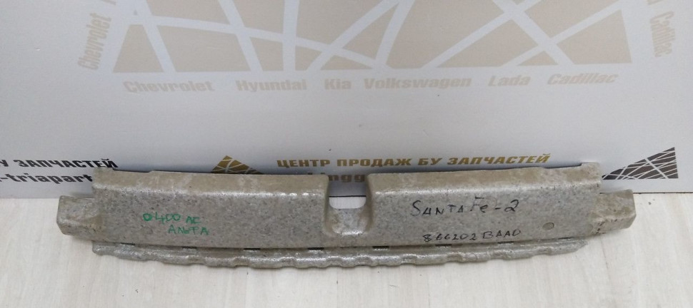 Абсорбер заднего бампера Hyundai Santa Fe 2 CM рест 9-12 oem 866202BAA0