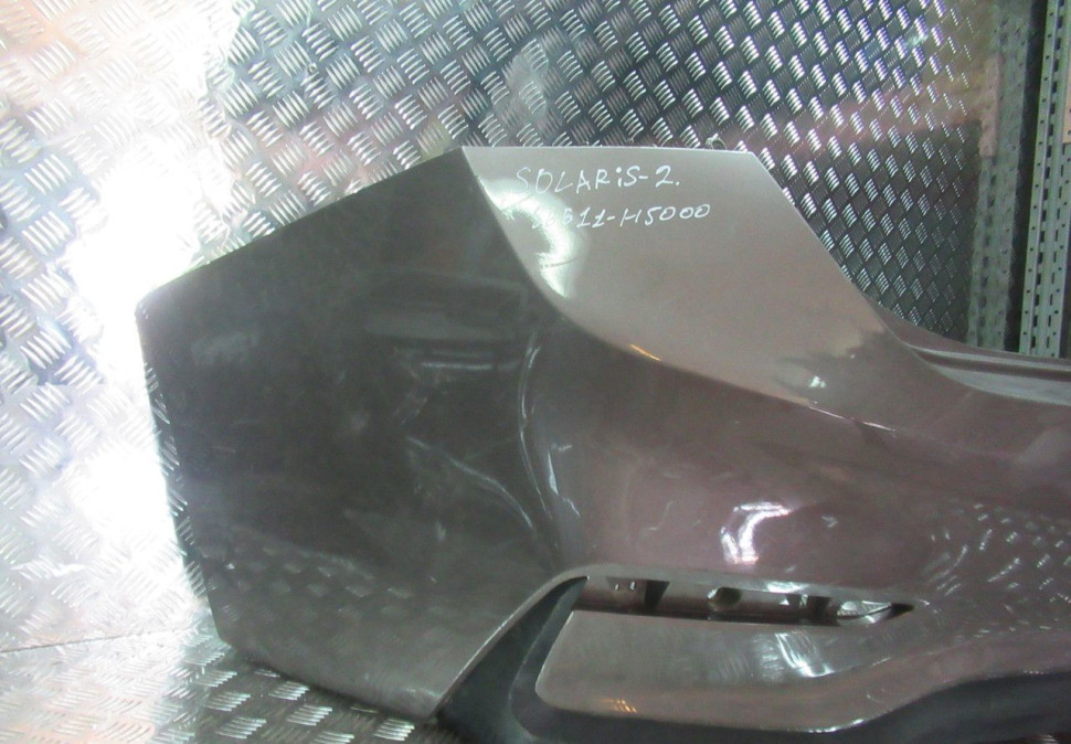 Бампер задний Hyundai Solaris 2 oem 86611h5000 (мал.трещина) Бампер задний Hyundai Solaris 2 oem 86611h5000 (мал.трещина)