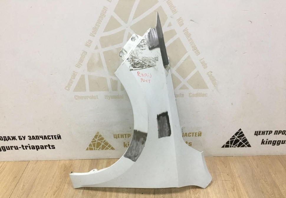 Крыло переднее левое Skoda Rapid рестайлинг OEM 5J5821021C