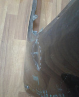 Крыло переднее левое Volkswagen Tiguan (07-16) oem 5N0821105A (вмятина) (скл-3)