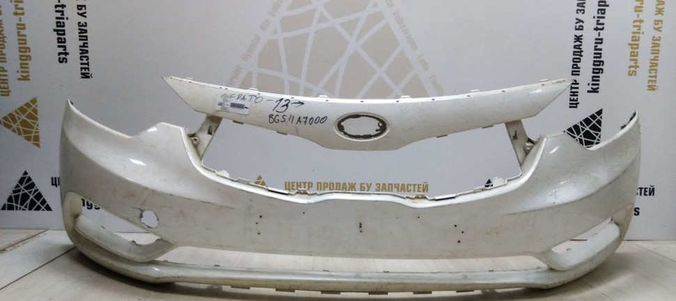 Бампер передний Kia Cerato 3 13-17 до рест Oem 86511A7000