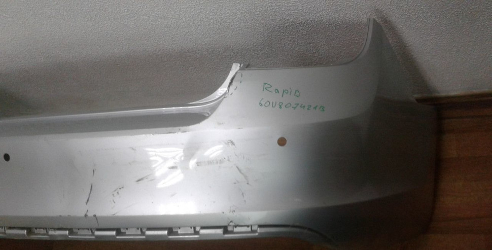 Бампер задний бу Skoda Rapid OEM 60U807421B (В) Бампер задний бу Skoda Rapid OEM 60U807421B (В)