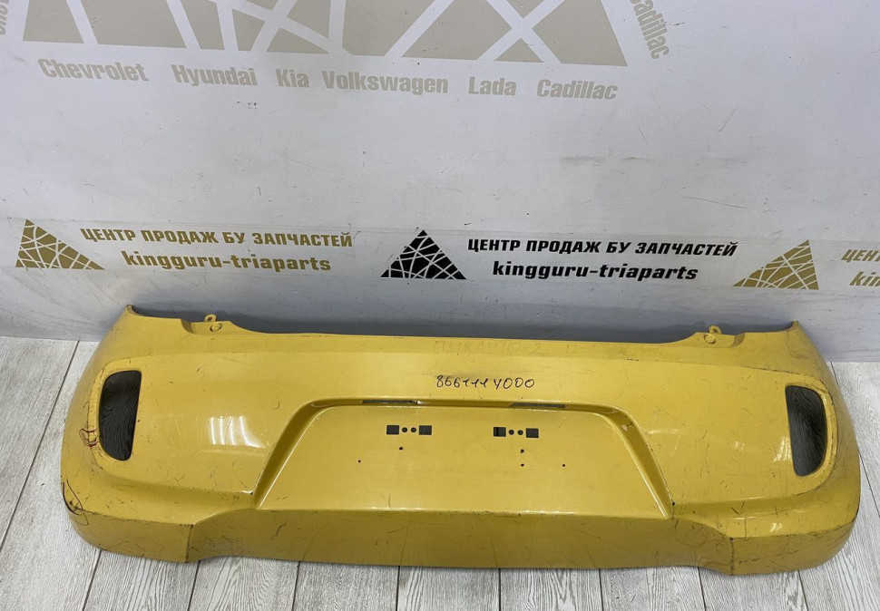 Бампер задний Kia Picanto 2011 OEM 866111Y000