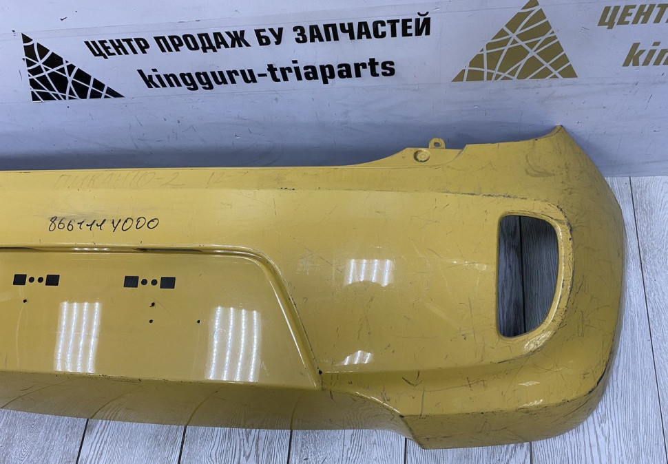Бампер задний Kia Picanto 2011 OEM 866111Y000