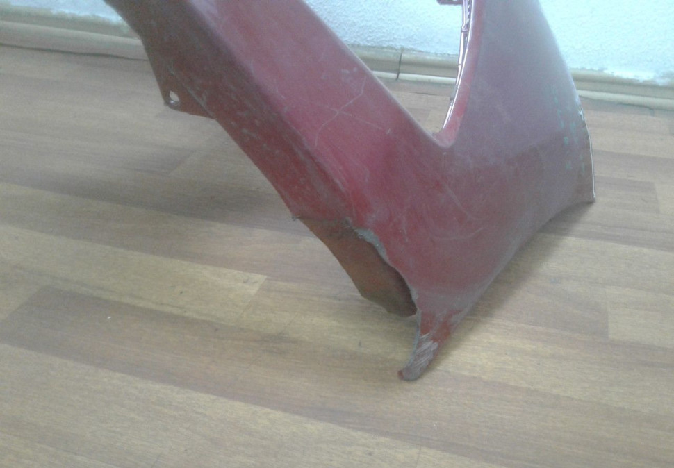 Бампер передний Hyundai Solaris 2 oem 86511h5000 (трещины)  (скл-3)