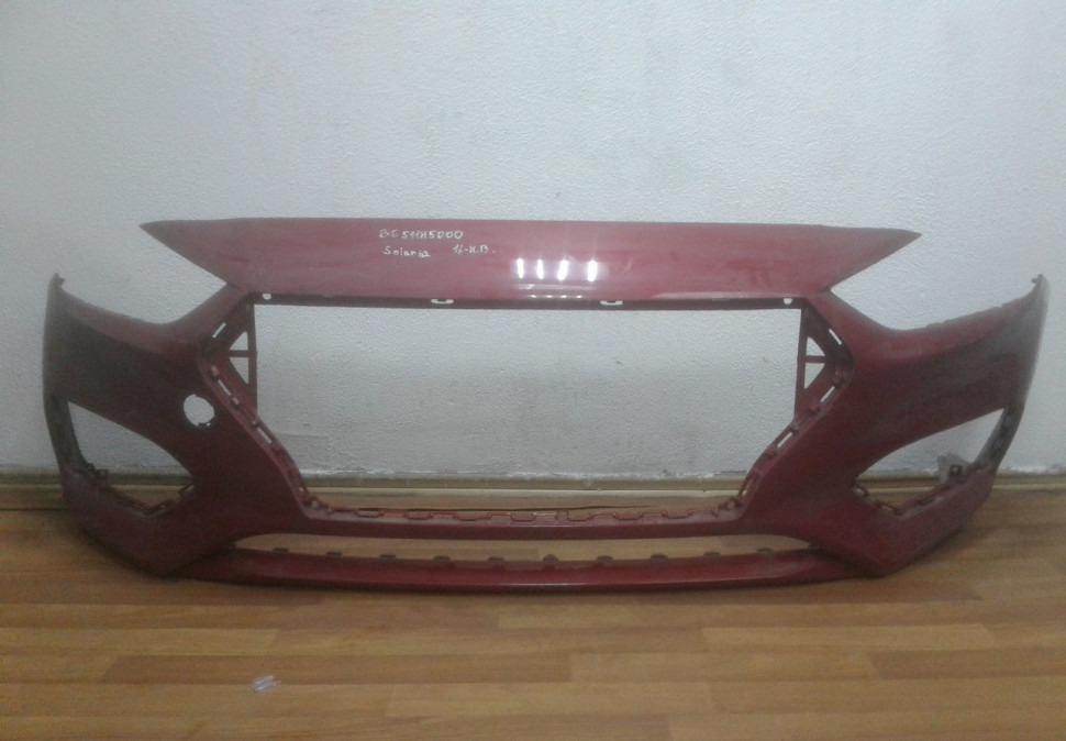 Бампер передний Hyundai Solaris 2 oem 86511h5000 (трещины) (скл-3)