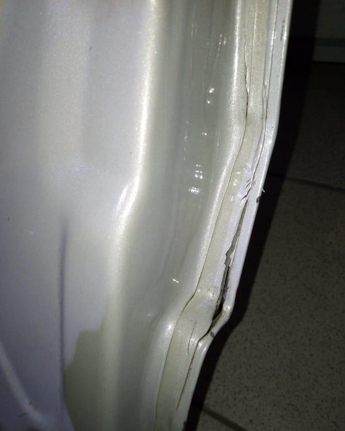 Дверь передняя правая Hyundai Santa Fe 3 12-18 oem 760042W000 (скл-3)