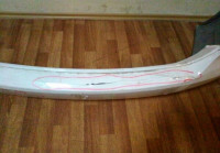 Бампер задний Volkswagen Polo Sedan OEM 6RU807421