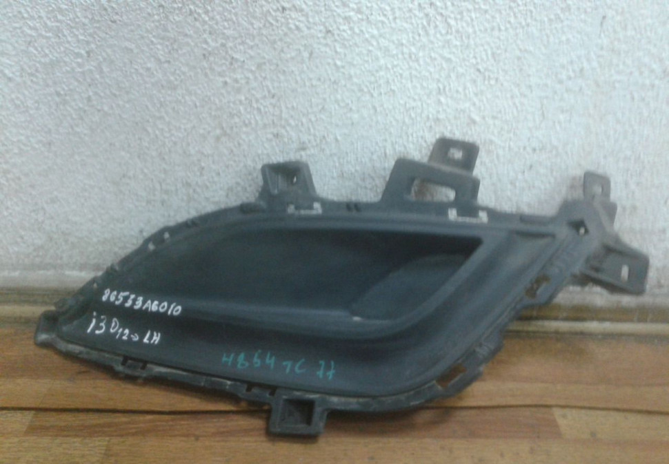 Заглушка ПТФ левая Hyundai i-30 (12>) oem 86533a6010